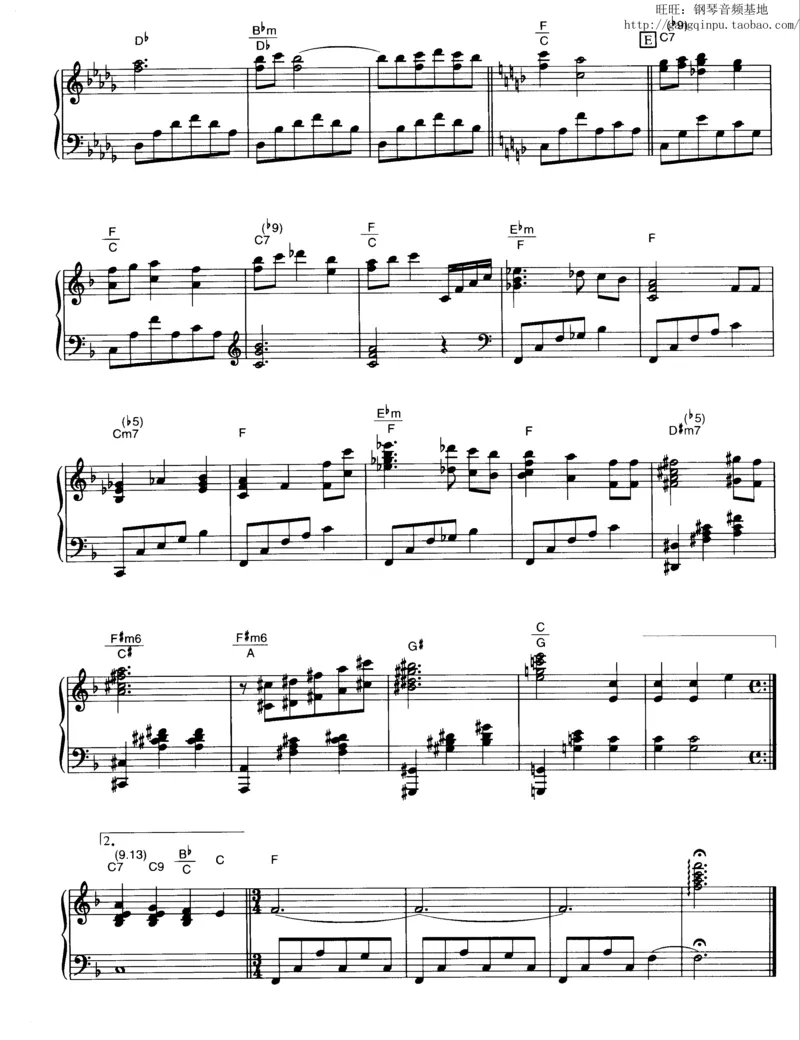 47、钢琴故事3（45页，共10首）_一万首著名钢琴曲谱哈农贝多芬合集视频教学电子版高清无水印可打印_3流行音乐谱_流行钢琴谱合集形式_高清PDF无水印