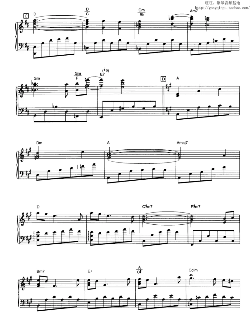 47、钢琴故事3（45页，共10首）_一万首著名钢琴曲谱哈农贝多芬合集视频教学电子版高清无水印可打印_3流行音乐谱_流行钢琴谱合集形式_高清PDF无水印