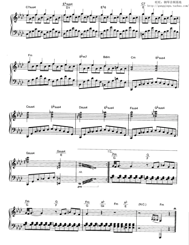 47、钢琴故事3（45页，共10首）_一万首著名钢琴曲谱哈农贝多芬合集视频教学电子版高清无水印可打印_3流行音乐谱_流行钢琴谱合集形式_高清PDF无水印