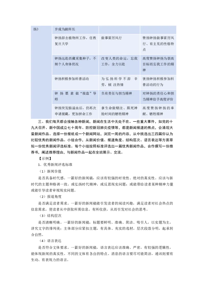 第二单元学习任务-三新课堂2022-2023学年高一语文同步导学练（必修上册）（解析版）_new_new_E015高中全科试卷_语文试题_必修上_1.新版高中语文试卷必修上册_2.同步练习（63套）