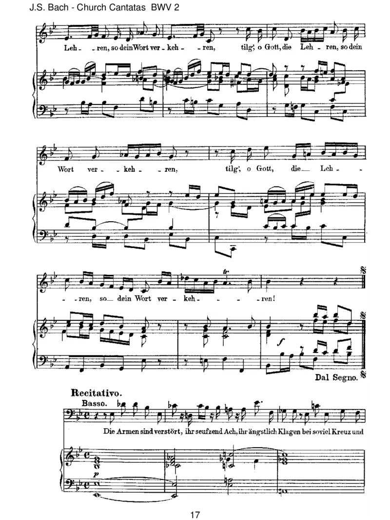 BWV2AchGott,vomHimmelsiehdarein_一万首著名钢琴曲谱哈农贝多芬合集视频教学电子版高清无水印可打印_1古典钢琴知名音乐家谱_巴赫钢琴谱全集_J.S巴赫作品全集