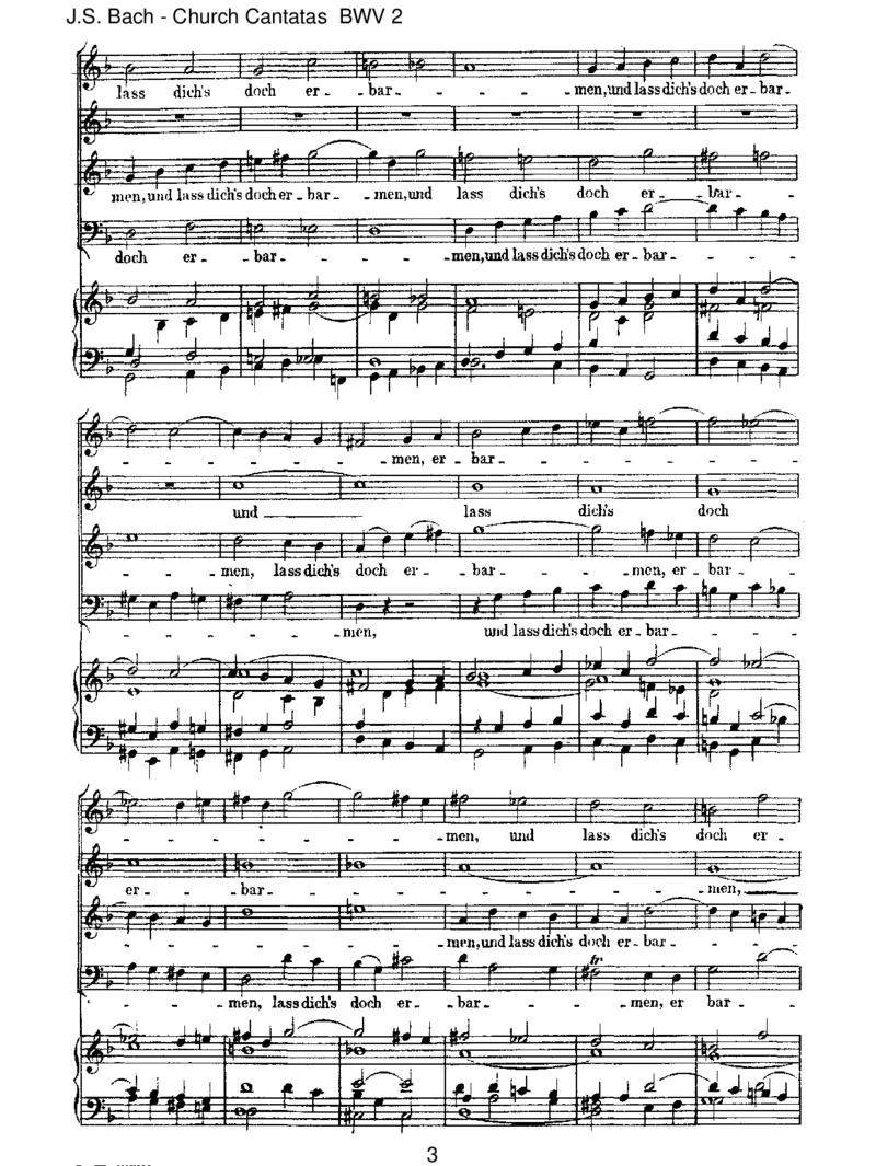 BWV2AchGott,vomHimmelsiehdarein_一万首著名钢琴曲谱哈农贝多芬合集视频教学电子版高清无水印可打印_1古典钢琴知名音乐家谱_巴赫钢琴谱全集_J.S巴赫作品全集