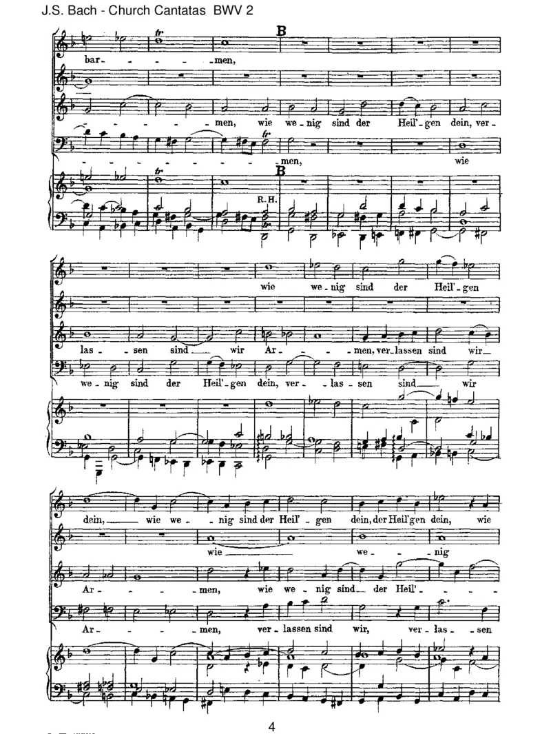 BWV2AchGott,vomHimmelsiehdarein_一万首著名钢琴曲谱哈农贝多芬合集视频教学电子版高清无水印可打印_1古典钢琴知名音乐家谱_巴赫钢琴谱全集_J.S巴赫作品全集