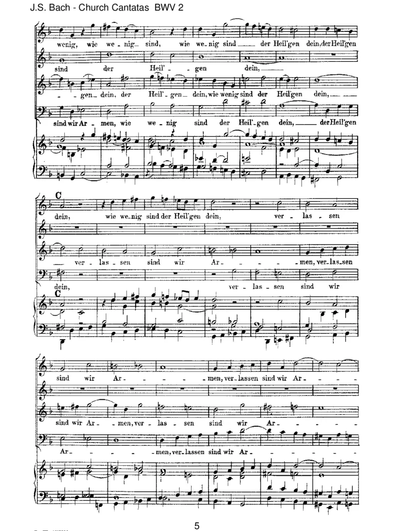 BWV2AchGott,vomHimmelsiehdarein_一万首著名钢琴曲谱哈农贝多芬合集视频教学电子版高清无水印可打印_1古典钢琴知名音乐家谱_巴赫钢琴谱全集_J.S巴赫作品全集