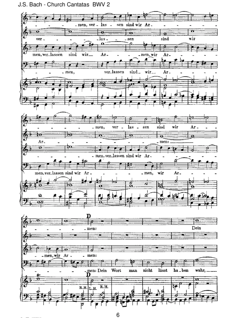 BWV2AchGott,vomHimmelsiehdarein_一万首著名钢琴曲谱哈农贝多芬合集视频教学电子版高清无水印可打印_1古典钢琴知名音乐家谱_巴赫钢琴谱全集_J.S巴赫作品全集