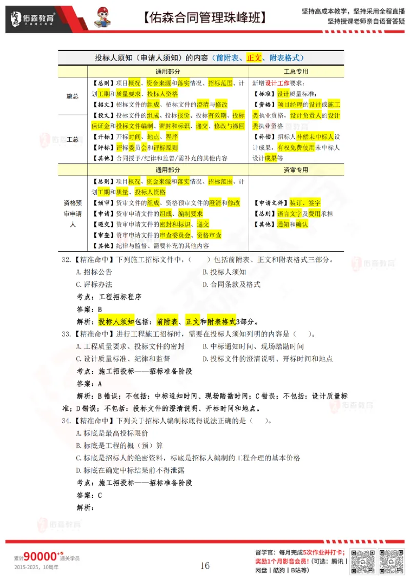 4月29日佑森合同管理珠峰班模考卷答案_监理工程师_2025监理工程师_2025年监理工程师SVIP_2025年监理合同管理SVIP_02-基础精讲✿高端面授✿深度强化