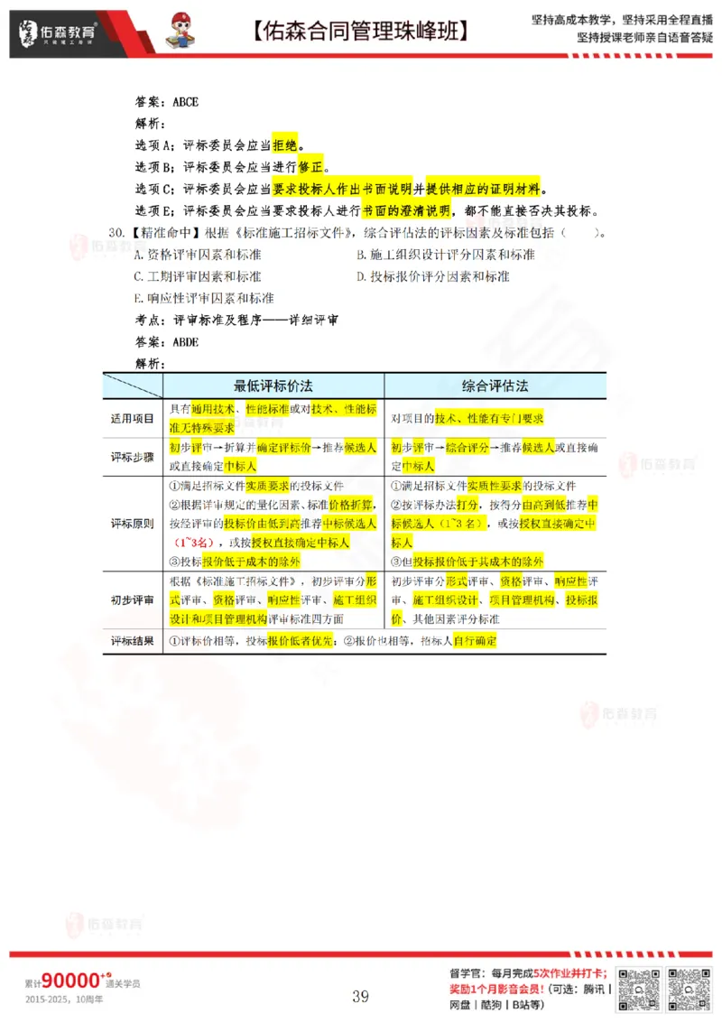 4月29日佑森合同管理珠峰班模考卷答案_监理工程师_2025监理工程师_2025年监理工程师SVIP_2025年监理合同管理SVIP_02-基础精讲✿高端面授✿深度强化