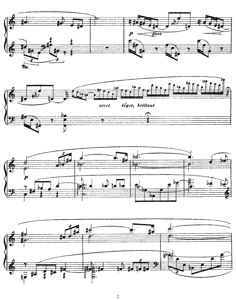 2Poemes,Op69_一万首著名钢琴曲谱哈农贝多芬合集视频教学电子版高清无水印可打印_1古典钢琴知名音乐家谱_斯克里亚宾钢琴谱全集_Poemes