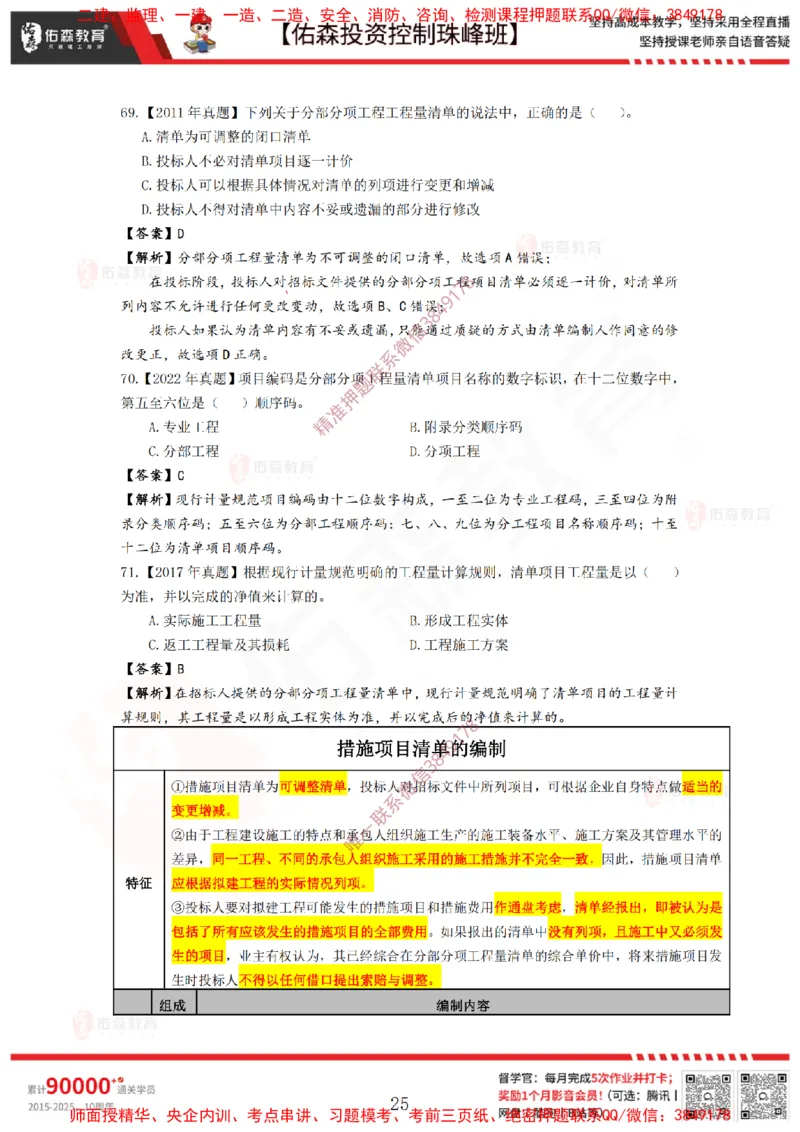 2月21日佑森投资控制珠峰班VIP作业答案_监理工程师_2025监理工程师_2025年监理工程师SVIP_2025年监理土建控制SVIP_02-基础精讲✿高端面授✿深度强化