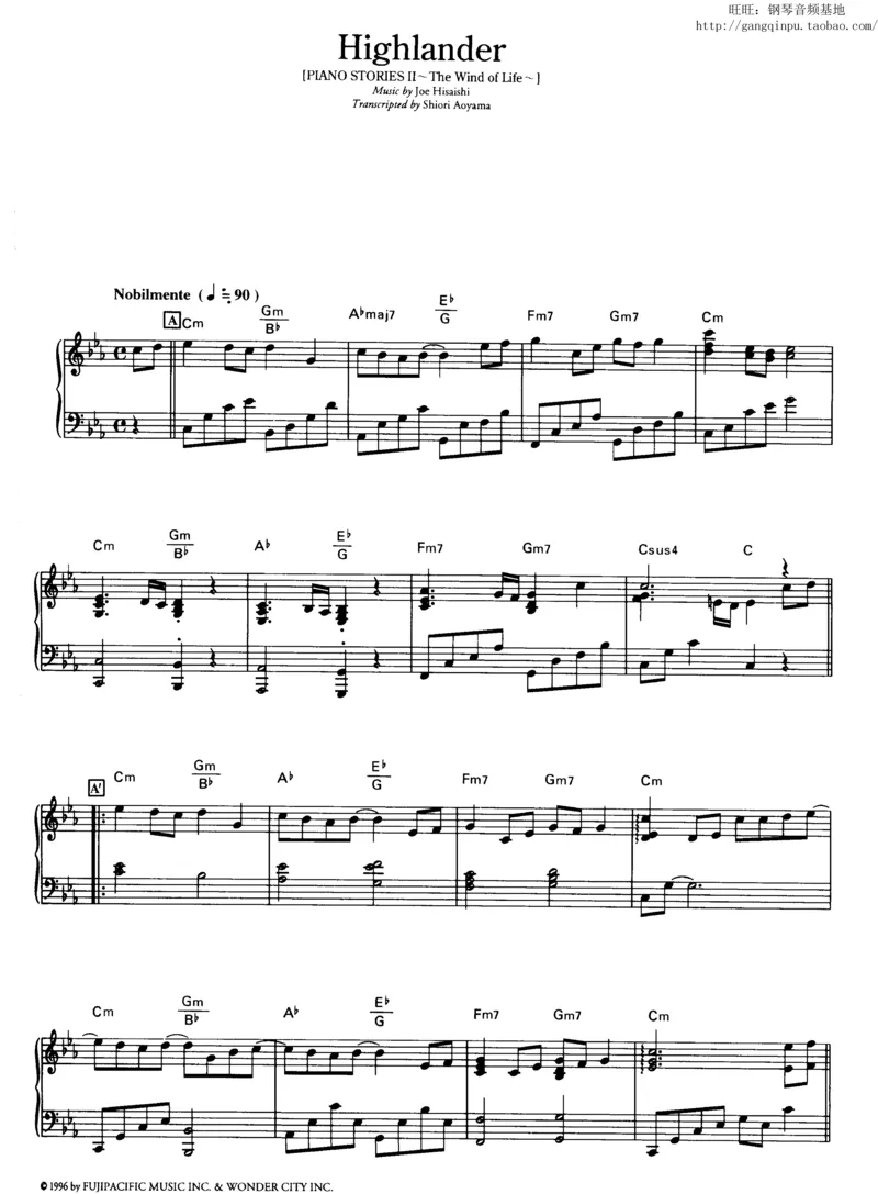 46、钢琴故事2（46页，共10首）_一万首著名钢琴曲谱哈农贝多芬合集视频教学电子版高清无水印可打印_3流行音乐谱_流行钢琴谱合集形式_高清PDF无水印