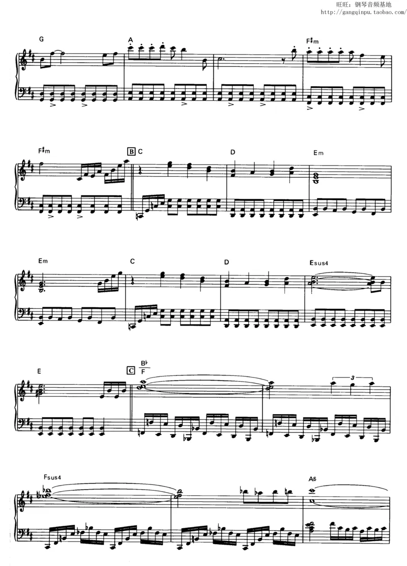 46、钢琴故事2（46页，共10首）_一万首著名钢琴曲谱哈农贝多芬合集视频教学电子版高清无水印可打印_3流行音乐谱_流行钢琴谱合集形式_高清PDF无水印