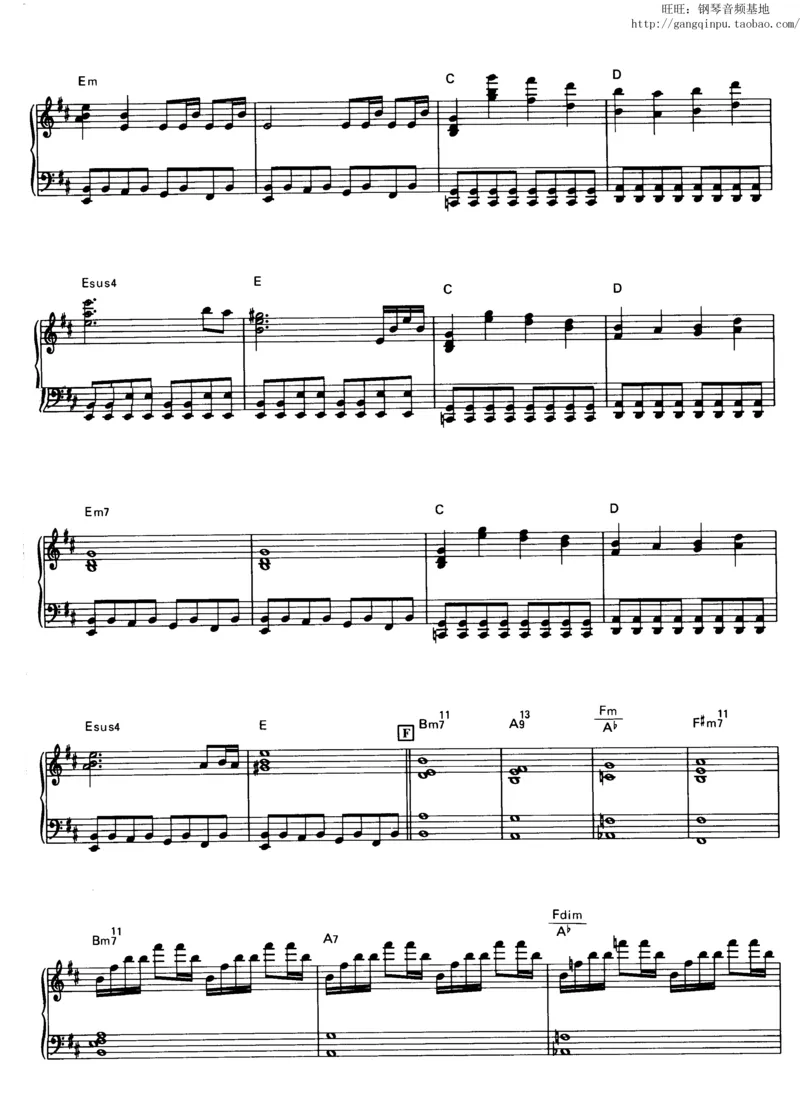 46、钢琴故事2（46页，共10首）_一万首著名钢琴曲谱哈农贝多芬合集视频教学电子版高清无水印可打印_3流行音乐谱_流行钢琴谱合集形式_高清PDF无水印