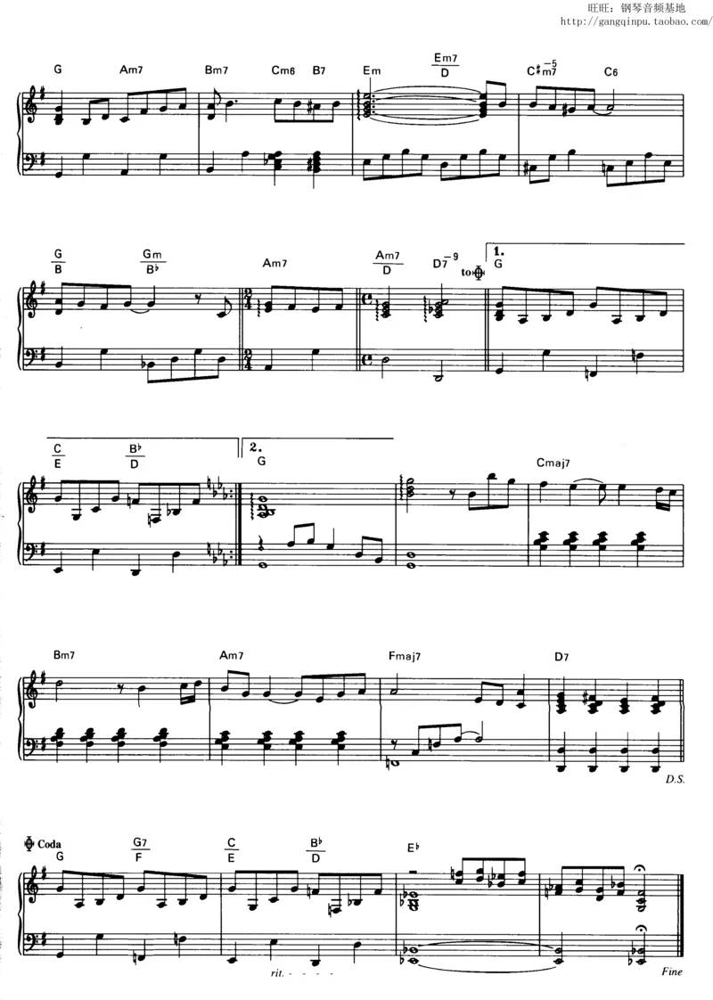 46、钢琴故事2（46页，共10首）_一万首著名钢琴曲谱哈农贝多芬合集视频教学电子版高清无水印可打印_3流行音乐谱_流行钢琴谱合集形式_高清PDF无水印