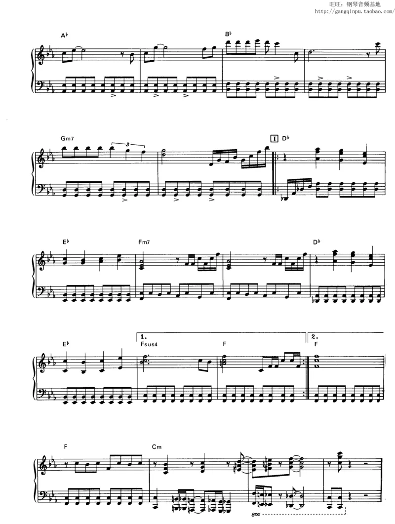 46、钢琴故事2（46页，共10首）_一万首著名钢琴曲谱哈农贝多芬合集视频教学电子版高清无水印可打印_3流行音乐谱_流行钢琴谱合集形式_高清PDF无水印