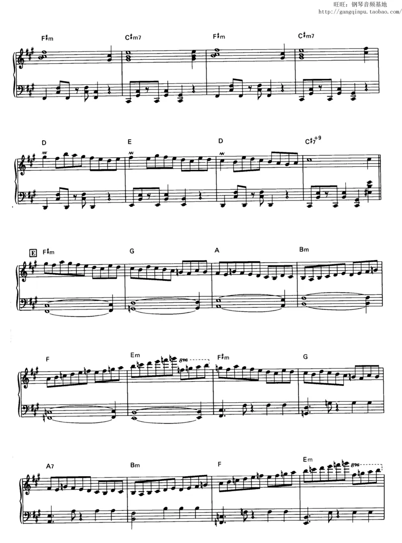 46、钢琴故事2（46页，共10首）_一万首著名钢琴曲谱哈农贝多芬合集视频教学电子版高清无水印可打印_3流行音乐谱_流行钢琴谱合集形式_高清PDF无水印