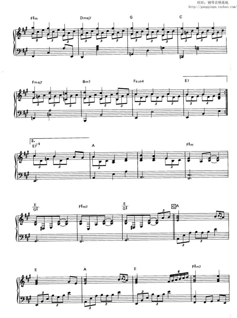 46、钢琴故事2（46页，共10首）_一万首著名钢琴曲谱哈农贝多芬合集视频教学电子版高清无水印可打印_3流行音乐谱_流行钢琴谱合集形式_高清PDF无水印