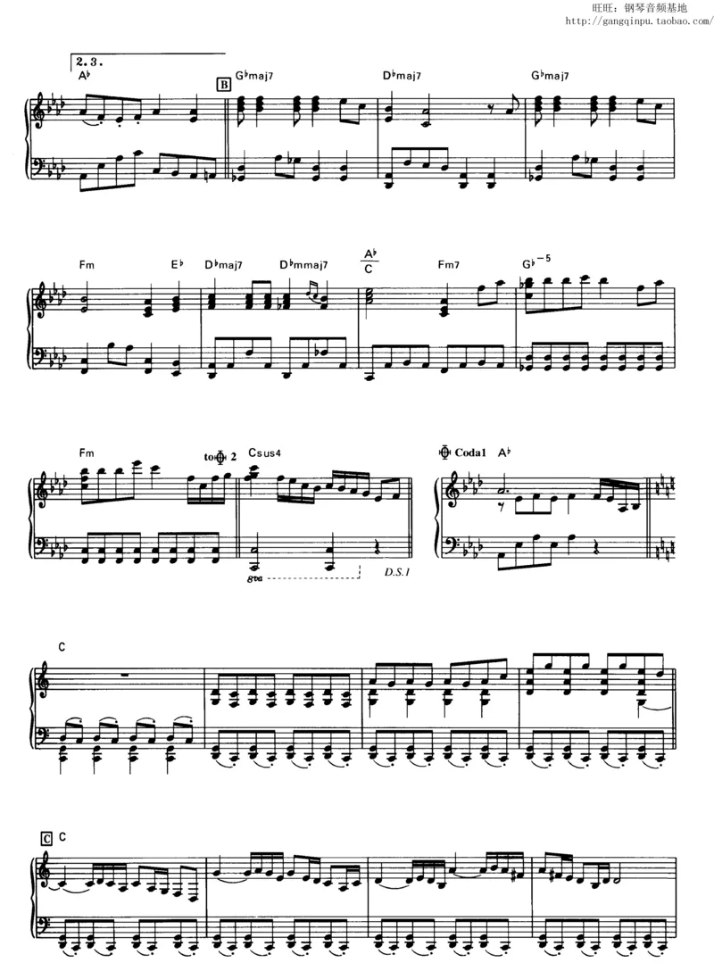 46、钢琴故事2（46页，共10首）_一万首著名钢琴曲谱哈农贝多芬合集视频教学电子版高清无水印可打印_3流行音乐谱_流行钢琴谱合集形式_高清PDF无水印