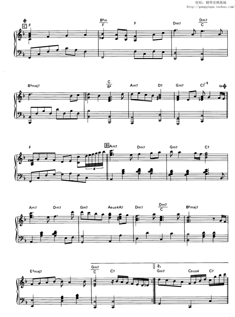 46、钢琴故事2（46页，共10首）_一万首著名钢琴曲谱哈农贝多芬合集视频教学电子版高清无水印可打印_3流行音乐谱_流行钢琴谱合集形式_高清PDF无水印