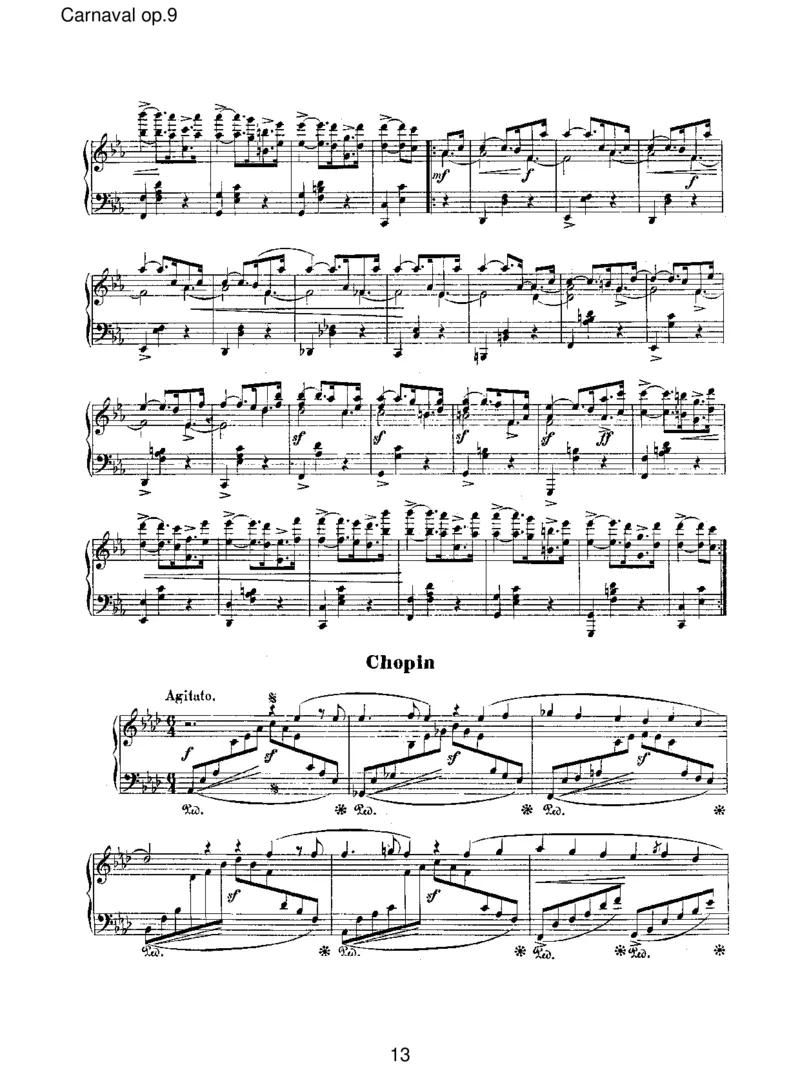 Carnavalop.9_一万首著名钢琴曲谱哈农贝多芬合集视频教学电子版高清无水印可打印_1古典钢琴知名音乐家谱_舒曼钢琴谱全集_RobertSchumann罗伯特&middot;舒曼(1810-1856)