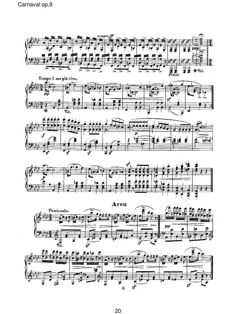 Carnavalop.9_一万首著名钢琴曲谱哈农贝多芬合集视频教学电子版高清无水印可打印_1古典钢琴知名音乐家谱_舒曼钢琴谱全集_RobertSchumann罗伯特&middot;舒曼(1810-1856)
