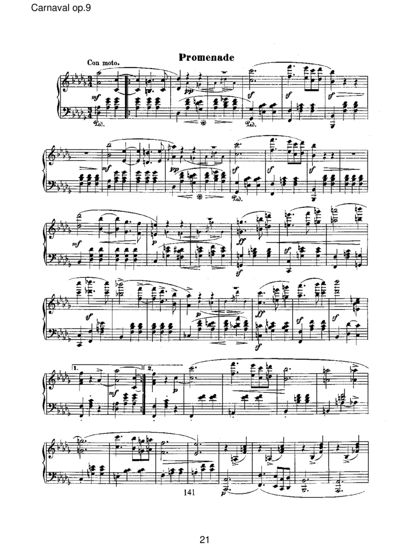Carnavalop.9_一万首著名钢琴曲谱哈农贝多芬合集视频教学电子版高清无水印可打印_1古典钢琴知名音乐家谱_舒曼钢琴谱全集_RobertSchumann罗伯特&middot;舒曼(1810-1856)
