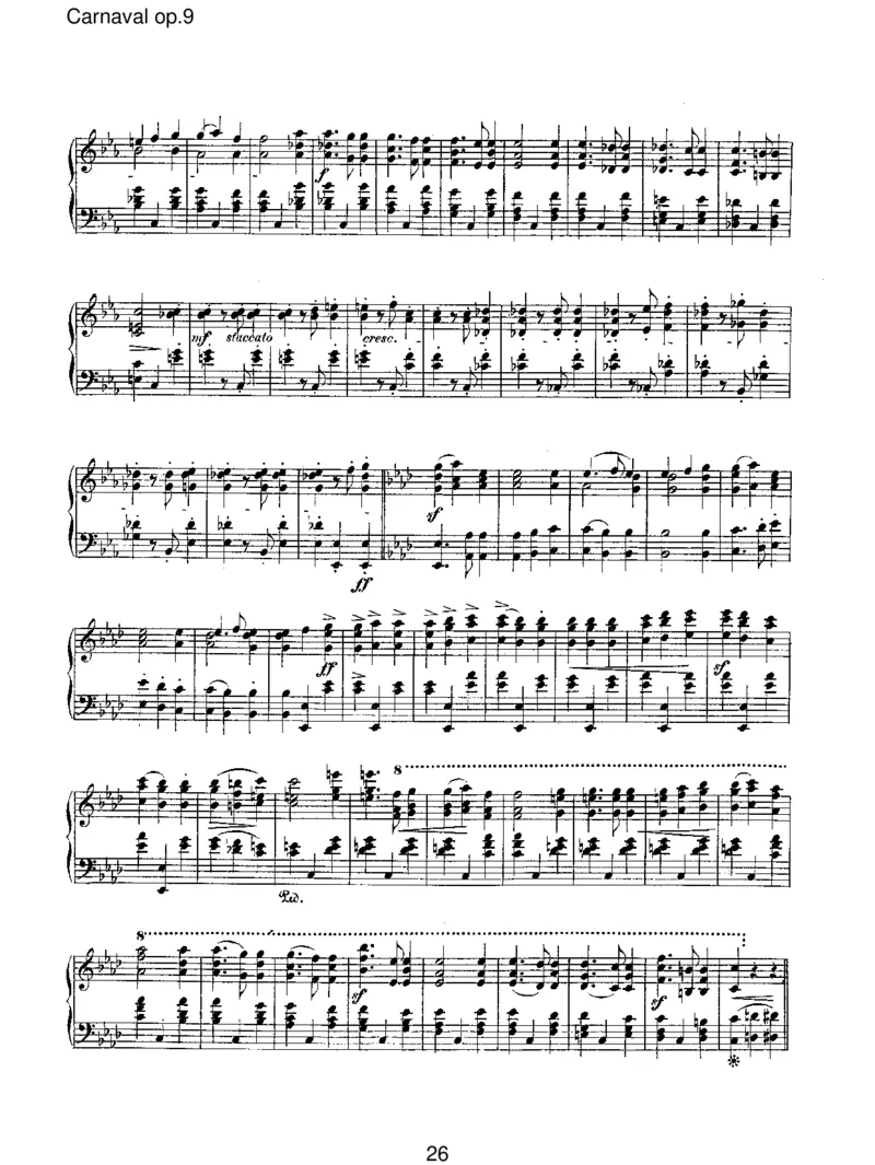 Carnavalop.9_一万首著名钢琴曲谱哈农贝多芬合集视频教学电子版高清无水印可打印_1古典钢琴知名音乐家谱_舒曼钢琴谱全集_RobertSchumann罗伯特&middot;舒曼(1810-1856)