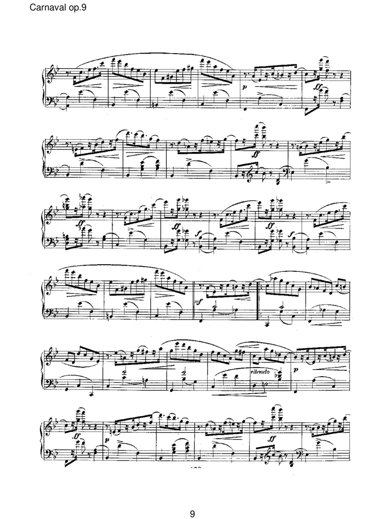 Carnavalop.9_一万首著名钢琴曲谱哈农贝多芬合集视频教学电子版高清无水印可打印_1古典钢琴知名音乐家谱_舒曼钢琴谱全集_RobertSchumann罗伯特&middot;舒曼(1810-1856)