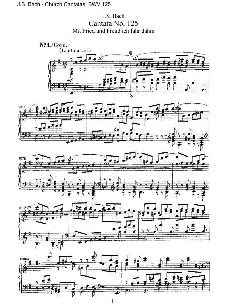 BWV125MitFriedundFreudichfahrdahin_一万首著名钢琴曲谱哈农贝多芬合集视频教学电子版高清无水印可打印_1古典钢琴知名音乐家谱_巴赫钢琴谱全集_J.S巴赫作品全集