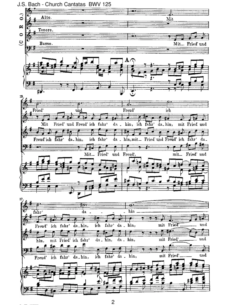 BWV125MitFriedundFreudichfahrdahin_一万首著名钢琴曲谱哈农贝多芬合集视频教学电子版高清无水印可打印_1古典钢琴知名音乐家谱_巴赫钢琴谱全集_J.S巴赫作品全集