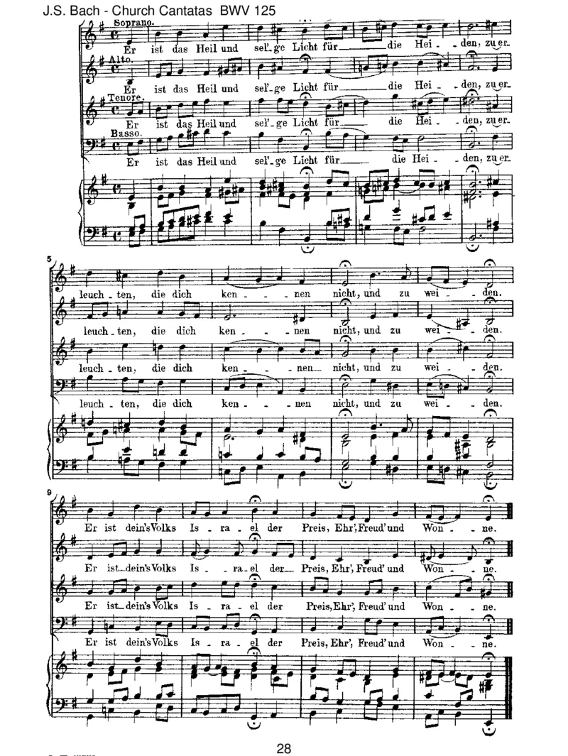 BWV125MitFriedundFreudichfahrdahin_一万首著名钢琴曲谱哈农贝多芬合集视频教学电子版高清无水印可打印_1古典钢琴知名音乐家谱_巴赫钢琴谱全集_J.S巴赫作品全集