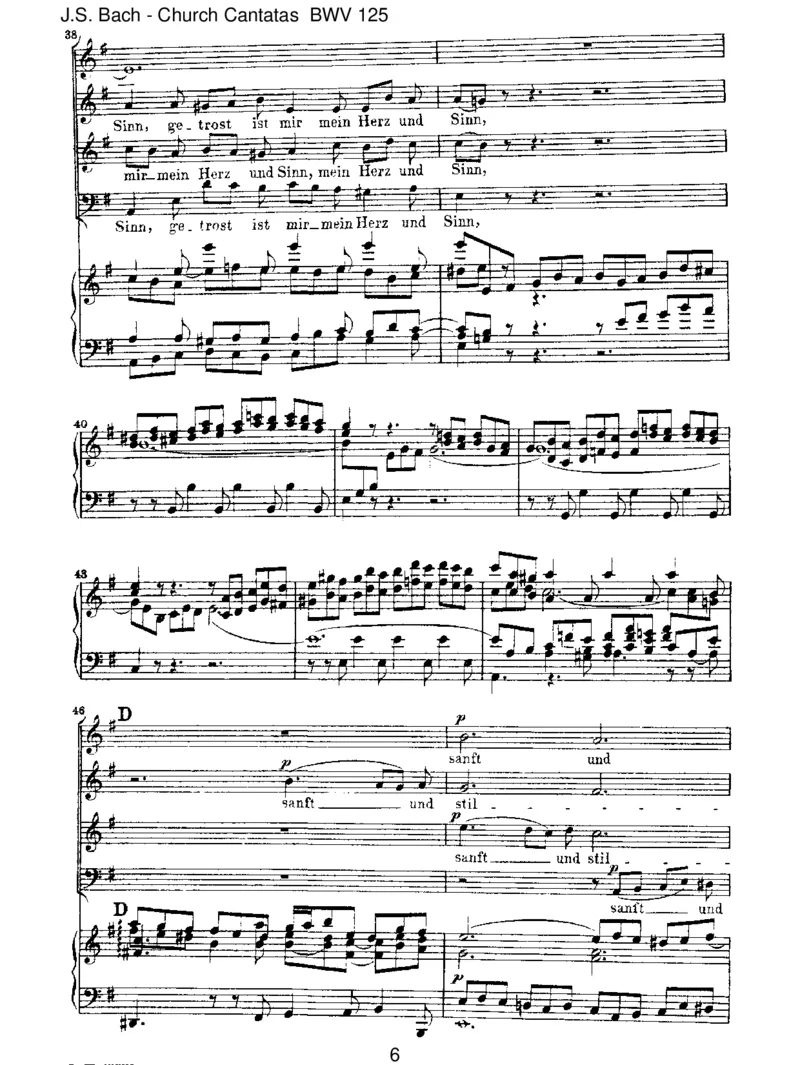 BWV125MitFriedundFreudichfahrdahin_一万首著名钢琴曲谱哈农贝多芬合集视频教学电子版高清无水印可打印_1古典钢琴知名音乐家谱_巴赫钢琴谱全集_J.S巴赫作品全集