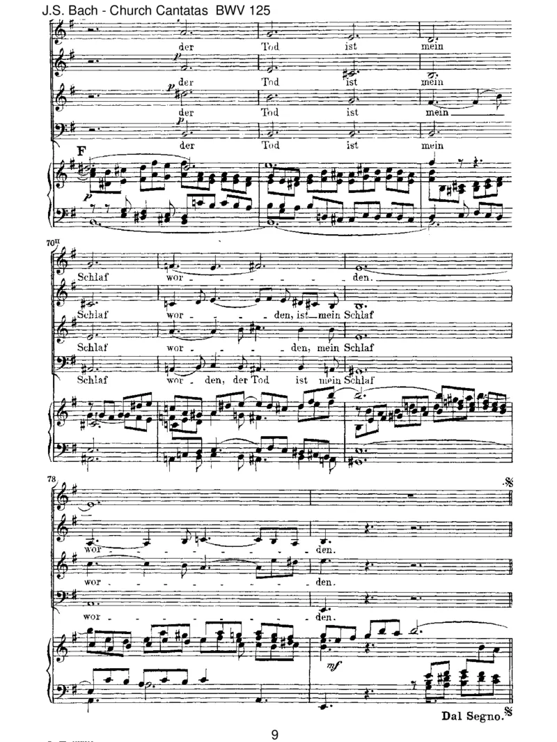 BWV125MitFriedundFreudichfahrdahin_一万首著名钢琴曲谱哈农贝多芬合集视频教学电子版高清无水印可打印_1古典钢琴知名音乐家谱_巴赫钢琴谱全集_J.S巴赫作品全集