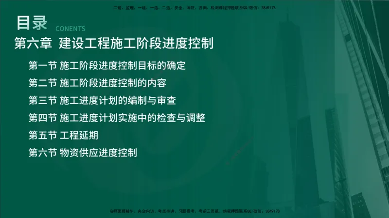 25年《进度控制（土建）》第6章讲义（在线版）_监理工程师_2025监理工程师_2025年监理工程师SVIP_2025年监理土建控制SVIP_02-基础精讲✿高端面授✿深度强化