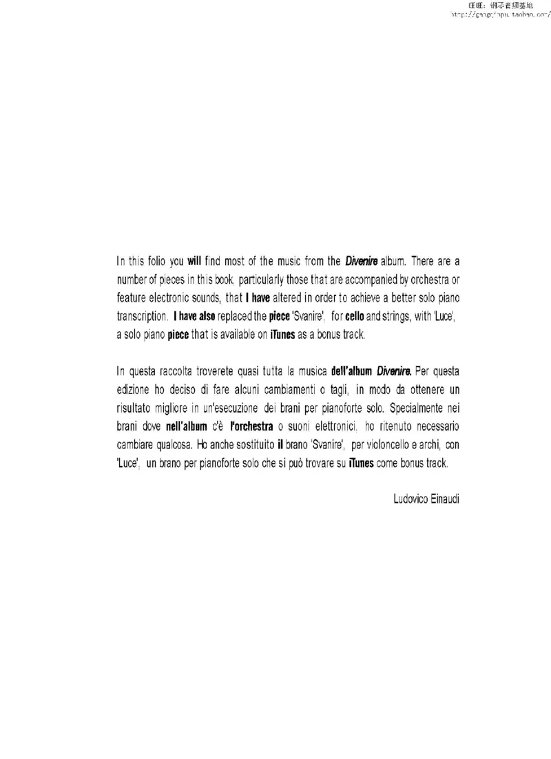 32、意大利钢琴家LudovicoEinaudi《演变》（90页，共12首）_一万首著名钢琴曲谱哈农贝多芬合集视频教学电子版高清无水印可打印_3流行音乐谱_流行钢琴谱合集形式_高清PDF无水印