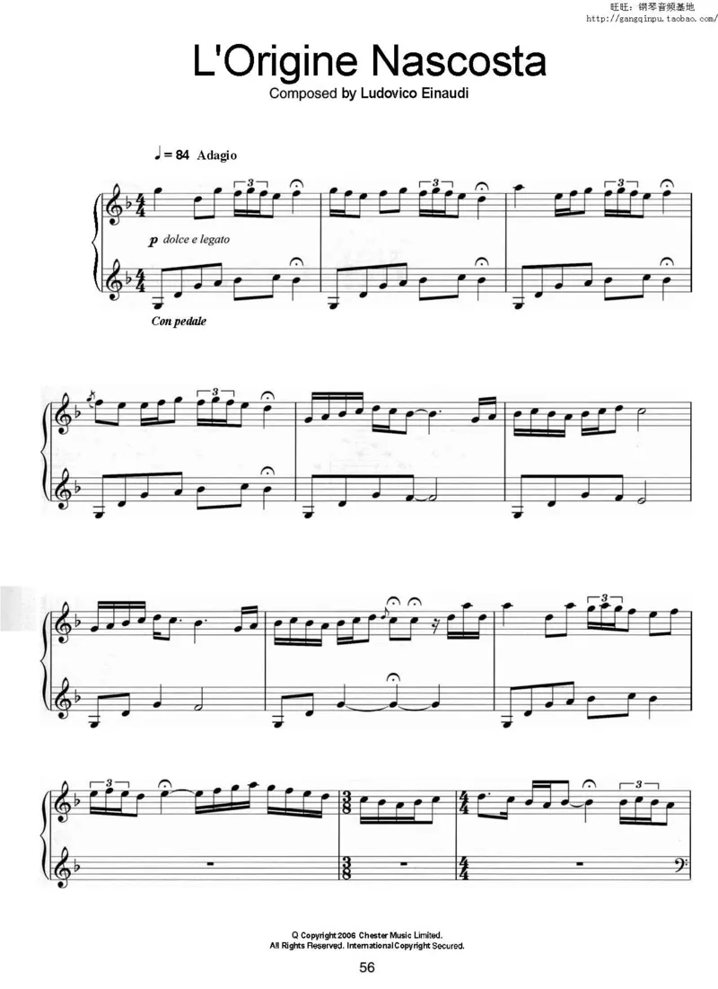 32、意大利钢琴家LudovicoEinaudi《演变》（90页，共12首）_一万首著名钢琴曲谱哈农贝多芬合集视频教学电子版高清无水印可打印_3流行音乐谱_流行钢琴谱合集形式_高清PDF无水印