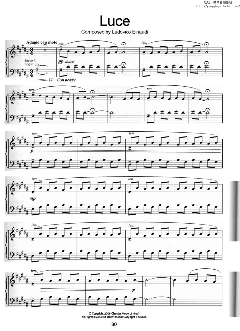 32、意大利钢琴家LudovicoEinaudi《演变》（90页，共12首）_一万首著名钢琴曲谱哈农贝多芬合集视频教学电子版高清无水印可打印_3流行音乐谱_流行钢琴谱合集形式_高清PDF无水印