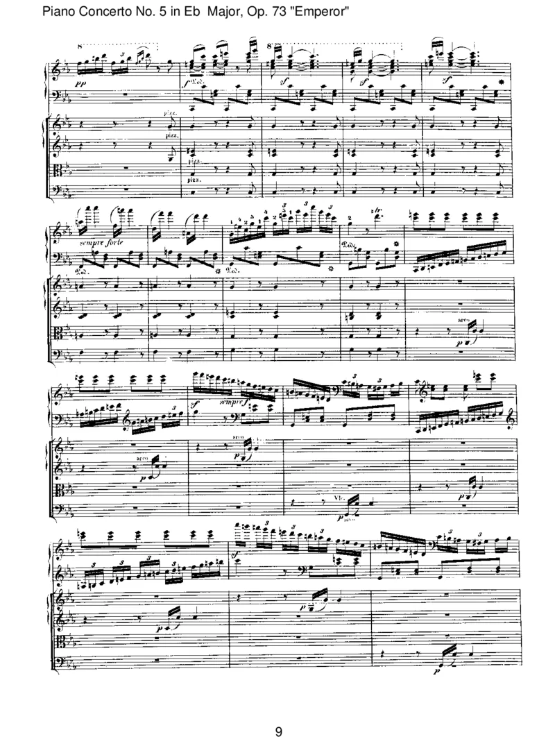 Beethoven-PianoConcertoNo5inEbMajor,Op73'Emperor'-III-Rondo,Allegro_一万首著名钢琴曲谱哈农贝多芬合集视频教学电子版高清无水印可打印_1古典钢琴知名音乐家谱_贝多芬钢琴谱全集