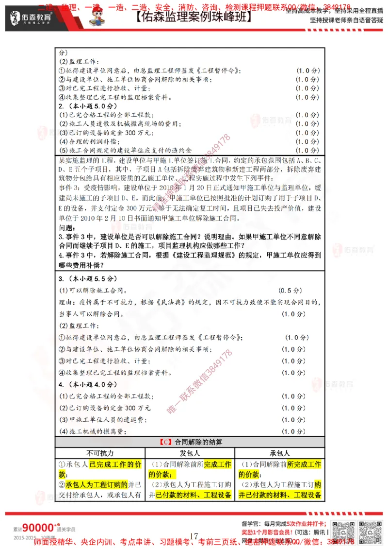 4月23日佑森监理案例珠峰班VIP作业答案_监理工程师_2025监理工程师_2025年监理工程师SVIP_2025年监理土建案例SVIP_02-基础精讲✿高端面授✿深度强化