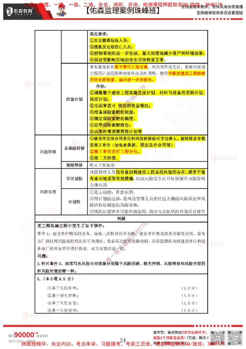 4月23日佑森监理案例珠峰班VIP作业答案_监理工程师_2025监理工程师_2025年监理工程师SVIP_2025年监理土建案例SVIP_02-基础精讲✿高端面授✿深度强化