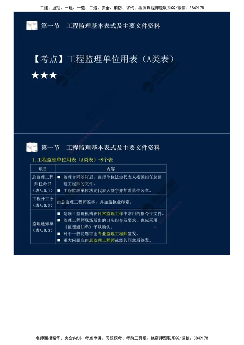 39.第九章-第一节-工程监理基本表式及主要文件资料（一）.mp4_监理工程师_2025监理工程师_2025年监理工程师SVIP_2025年监理概论法规SVIP_02-基础精讲✿高端面授✿深度强化_讲义