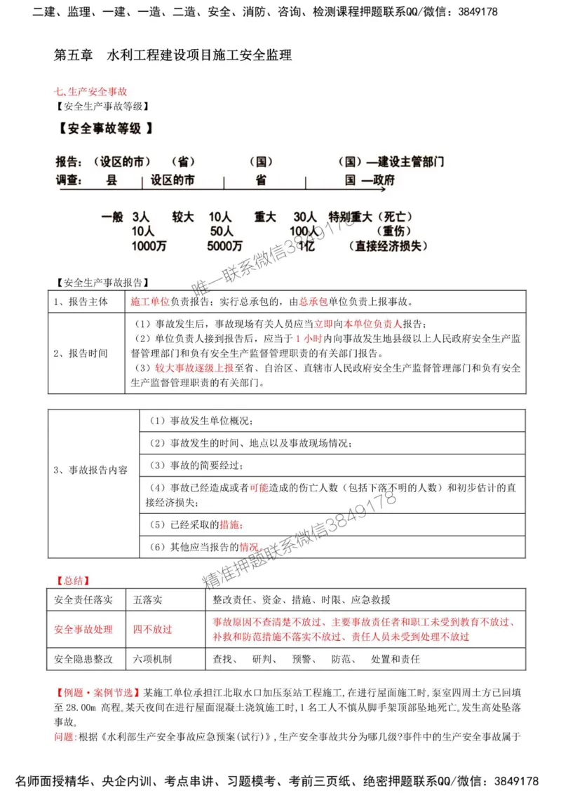 30-第五章-水利工程建设项目施工安全监理（五）_监理工程师_2025监理工程师_2025年监理工程师SVIP_2025年监理水利案例SVIP_02-基础精讲✿高端面授✿深度强化_讲义