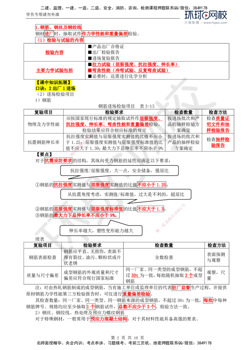 29.质量：第三章第二节工程质量主要试验检测方法（一）_监理工程师_2025监理工程师_2025年监理工程师SVIP_2025年监理土建控制SVIP_02-基础精讲✿高端面授✿深度强化