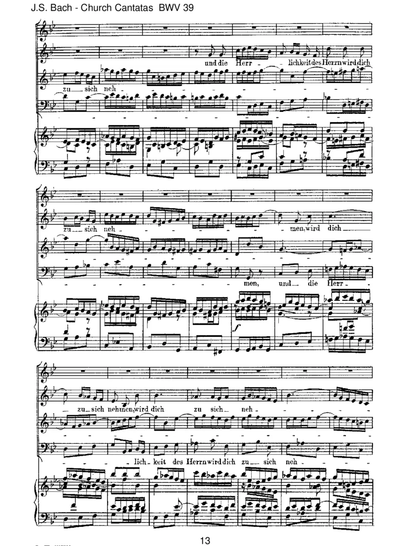 BWV39BrichdemHungrigendeinBrot_一万首著名钢琴曲谱哈农贝多芬合集视频教学电子版高清无水印可打印_1古典钢琴知名音乐家谱_巴赫钢琴谱全集_J.S巴赫作品全集_JohannSebastianBach(1685-1750)巴赫