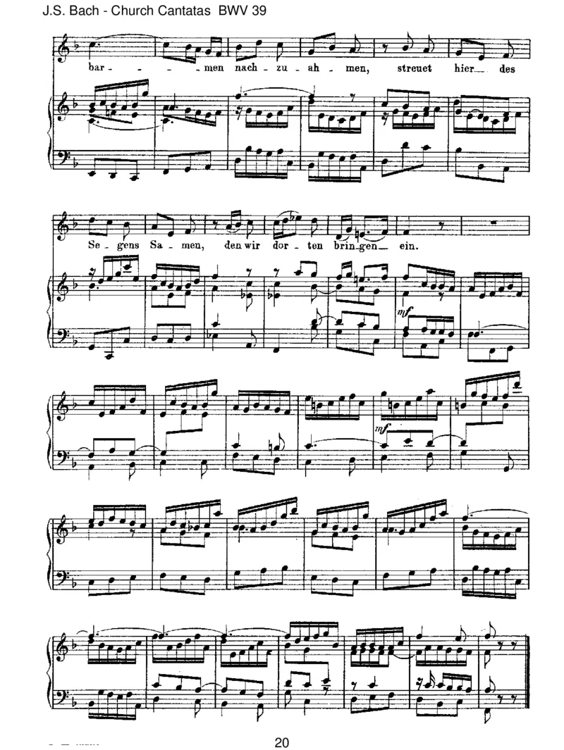 BWV39BrichdemHungrigendeinBrot_一万首著名钢琴曲谱哈农贝多芬合集视频教学电子版高清无水印可打印_1古典钢琴知名音乐家谱_巴赫钢琴谱全集_J.S巴赫作品全集_JohannSebastianBach(1685-1750)巴赫