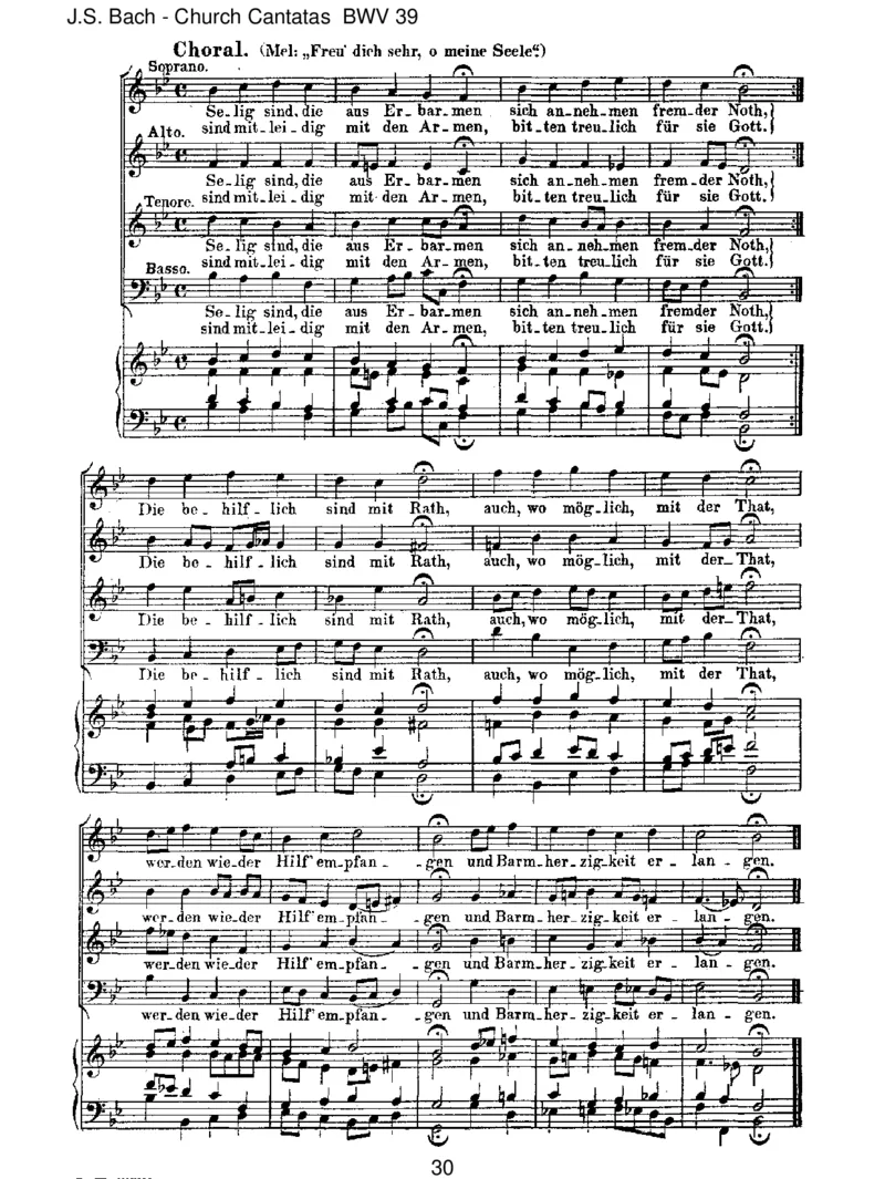 BWV39BrichdemHungrigendeinBrot_一万首著名钢琴曲谱哈农贝多芬合集视频教学电子版高清无水印可打印_1古典钢琴知名音乐家谱_巴赫钢琴谱全集_J.S巴赫作品全集_JohannSebastianBach(1685-1750)巴赫