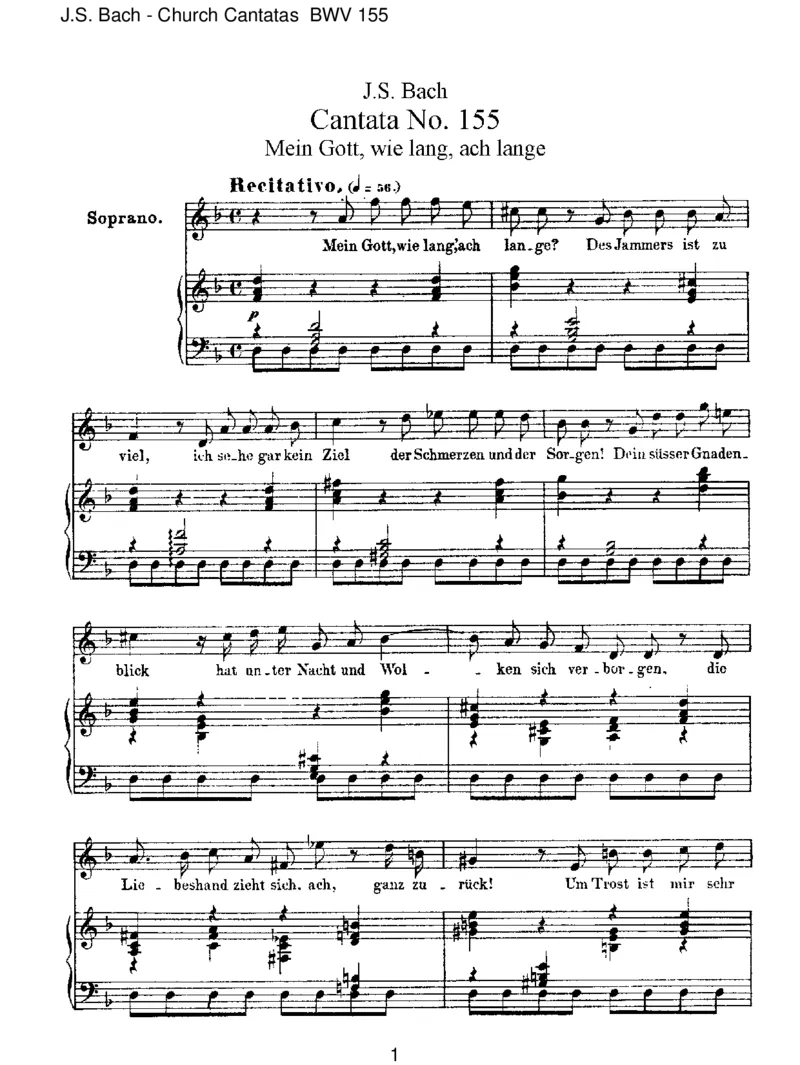 BWV155MeinGott,wielang',achlange__一万首著名钢琴曲谱哈农贝多芬合集视频教学电子版高清无水印可打印_1古典钢琴知名音乐家谱_巴赫钢琴谱全集_J.S巴赫作品全集