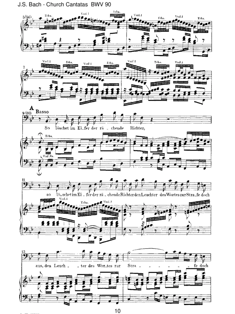 BWV90EsreisseteucheinschrecklichEnde_一万首著名钢琴曲谱哈农贝多芬合集视频教学电子版高清无水印可打印_1古典钢琴知名音乐家谱_巴赫钢琴谱全集_J.S巴赫作品全集
