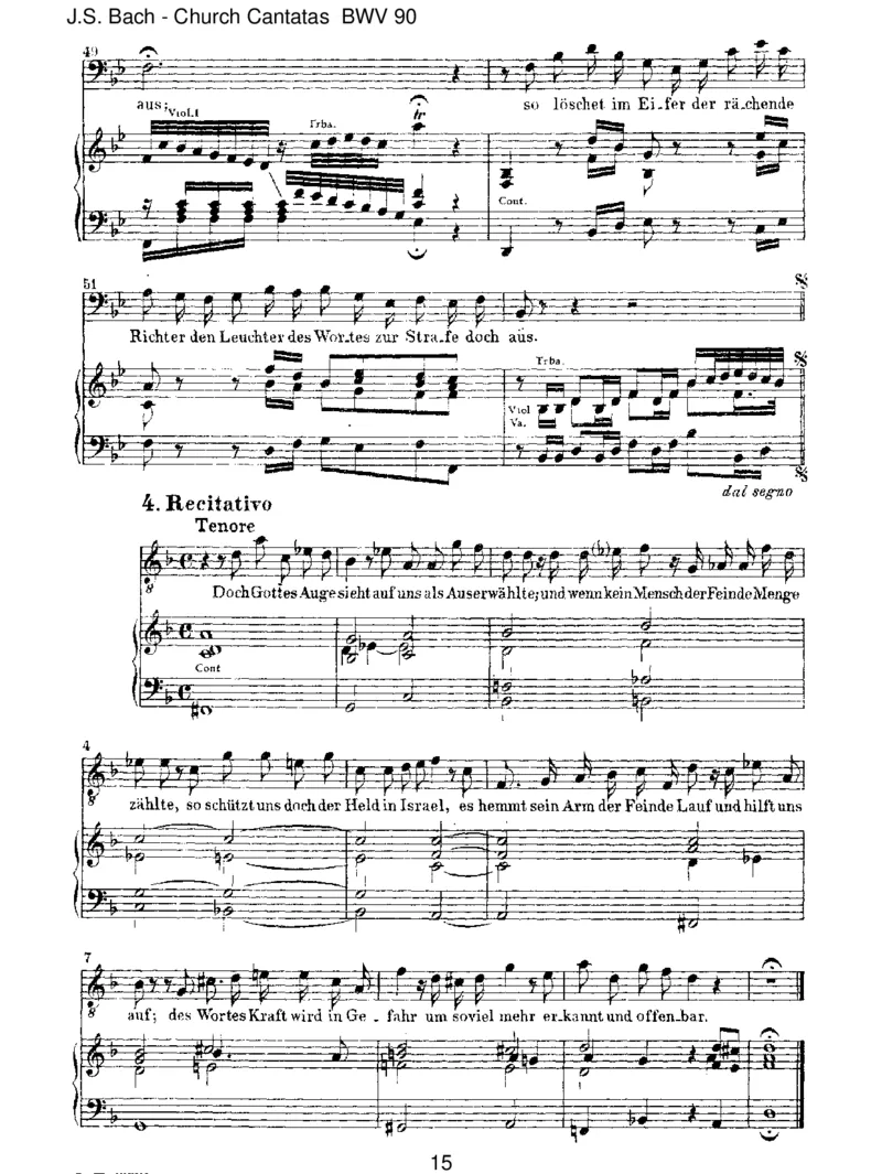 BWV90EsreisseteucheinschrecklichEnde_一万首著名钢琴曲谱哈农贝多芬合集视频教学电子版高清无水印可打印_1古典钢琴知名音乐家谱_巴赫钢琴谱全集_J.S巴赫作品全集