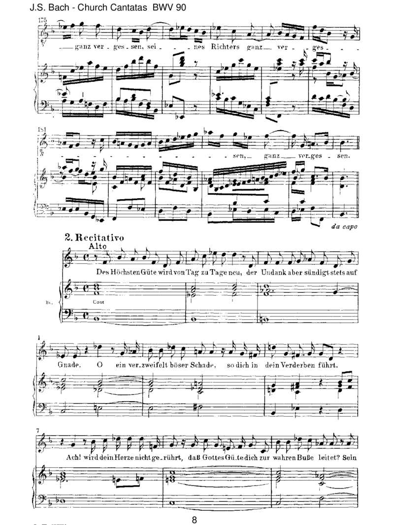 BWV90EsreisseteucheinschrecklichEnde_一万首著名钢琴曲谱哈农贝多芬合集视频教学电子版高清无水印可打印_1古典钢琴知名音乐家谱_巴赫钢琴谱全集_J.S巴赫作品全集