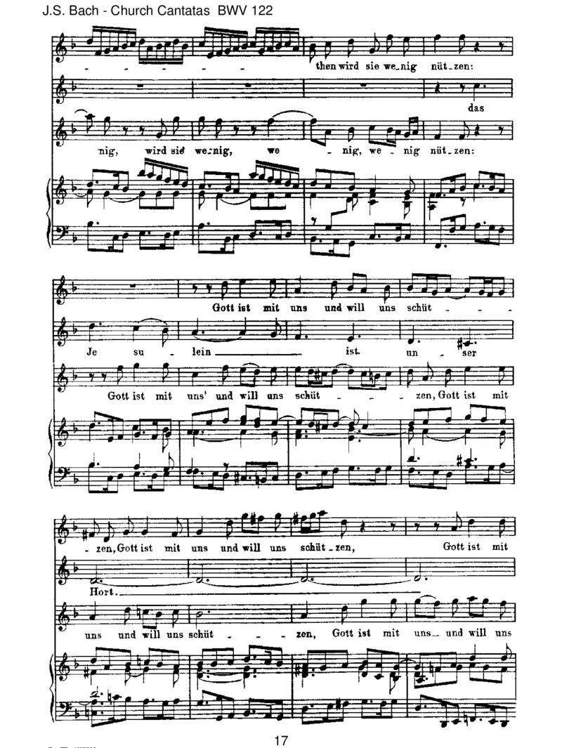 BWV122DasneugeborneKindelein_一万首著名钢琴曲谱哈农贝多芬合集视频教学电子版高清无水印可打印_1古典钢琴知名音乐家谱_巴赫钢琴谱全集_J.S巴赫作品全集_JohannSebastianBach(1685-1750)巴赫